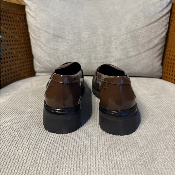 Reformation Agathea Chunky Loafer Espresso Leather - Picture 6 of 10